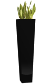 Black Tall Vase