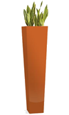 Orange Tall Vase